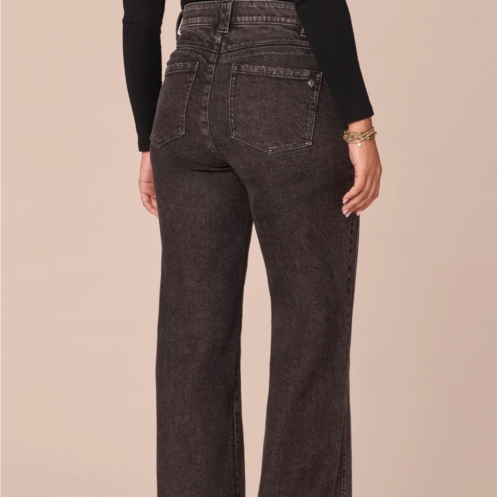 Democracy AbSolution Skyrise Wide Leg Jeans • Petite 16P • Button Fly - Picture 2 of 5